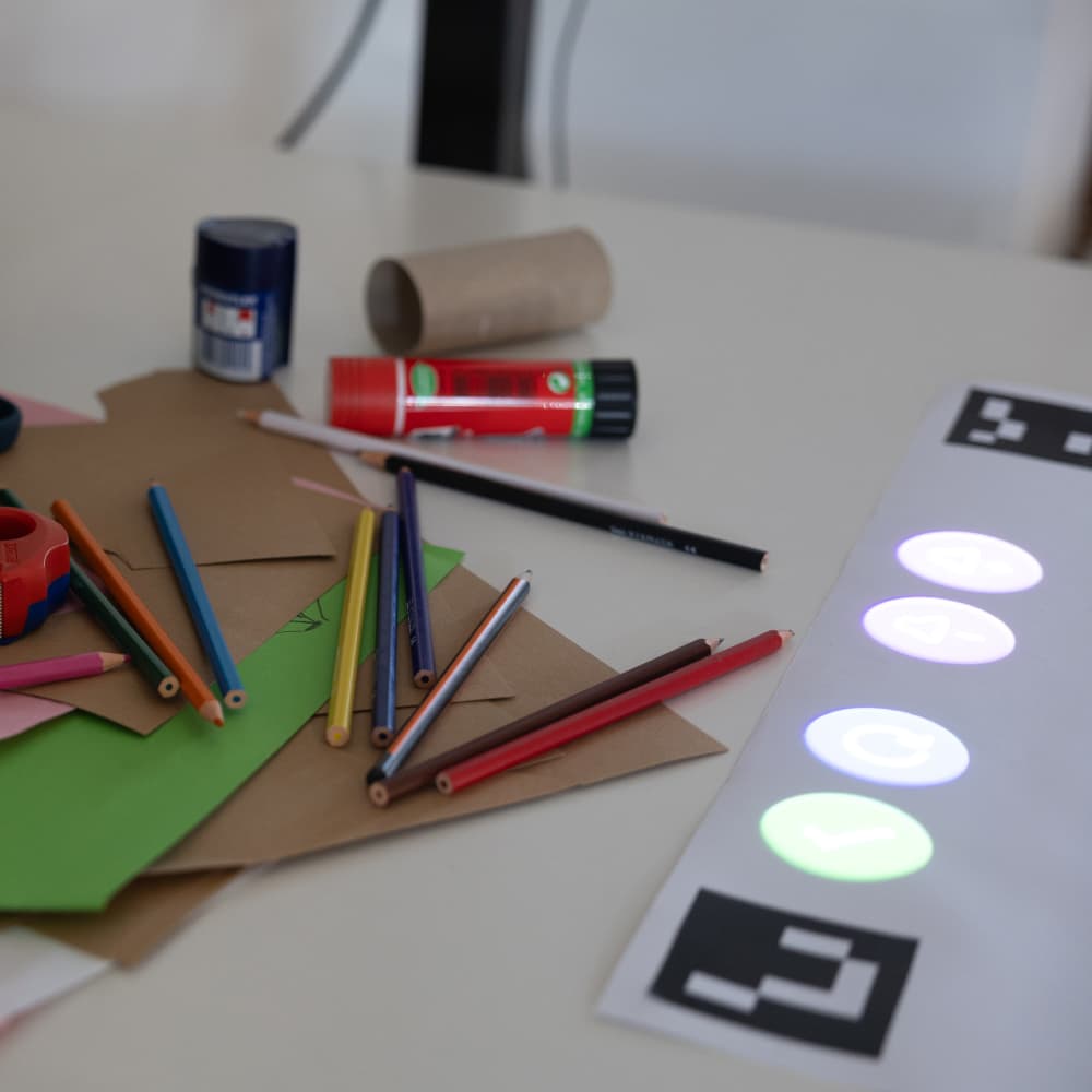 Showing the result of the user testing in a classroom setting